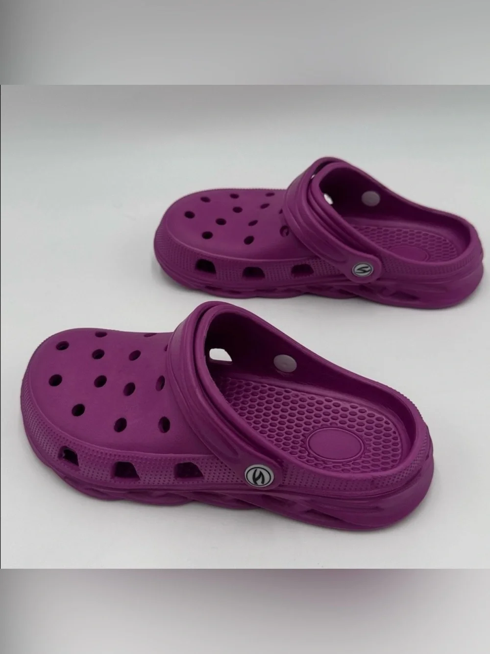 Kids Purple Slip-On Clog Sandals
